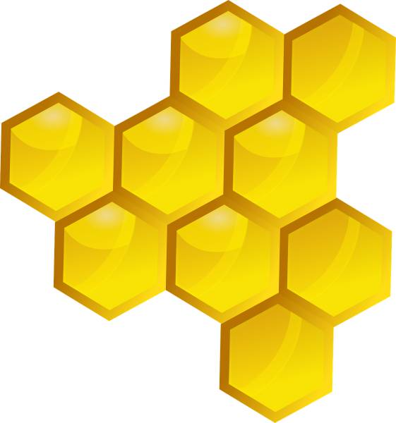 honey plaster bee insect pollen  svg vector cut file