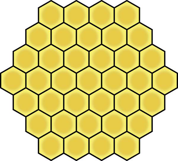 honeycomb hexagon geometric pattern  svg vector cut file