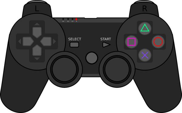 joystick controller game play  svg vector cut file