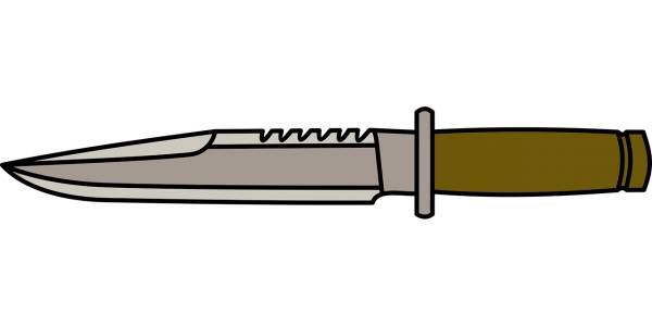knife combat sharp vector knife  svg vector cut file