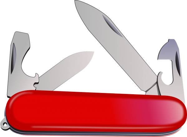 knife swiss knife tool  svg vector cut file
