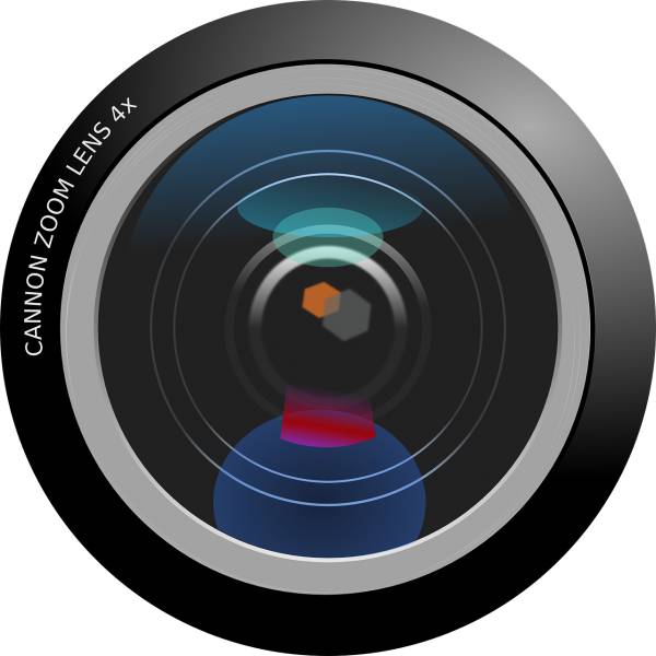 lens camera cam photography video  svg vector cut file