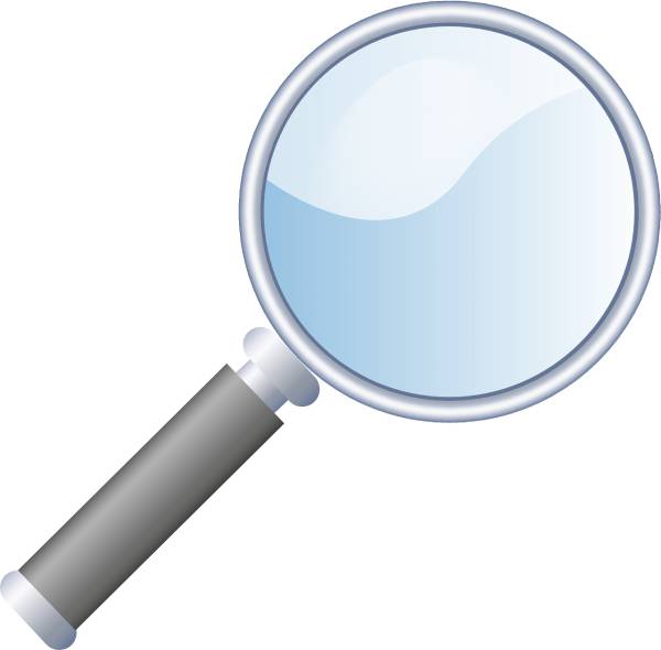magnifying glass magnifier glass  svg vector cut file