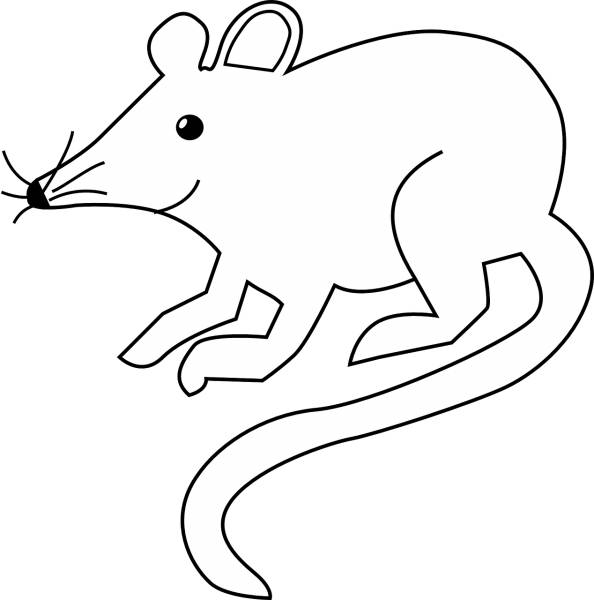 mouse rodent rat field mouse pest  svg vector cut file