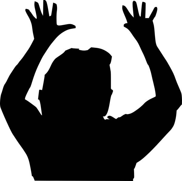 praying hand people man silhouette  svg vector cut file