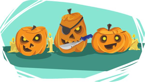 pumpkin halloween knife holiday  svg vector cut file