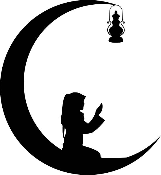 ramadan kareem moon masjid eid  svg vector cut file