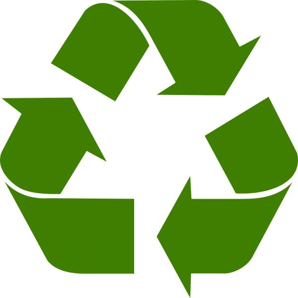 recycling symbol logo green eco  svg vector cut file