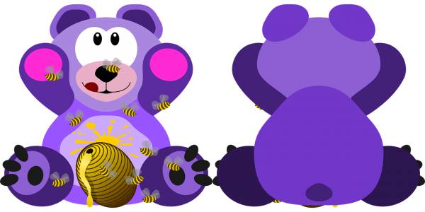 teddy bear bear knuffig cuddly  svg vector cut file