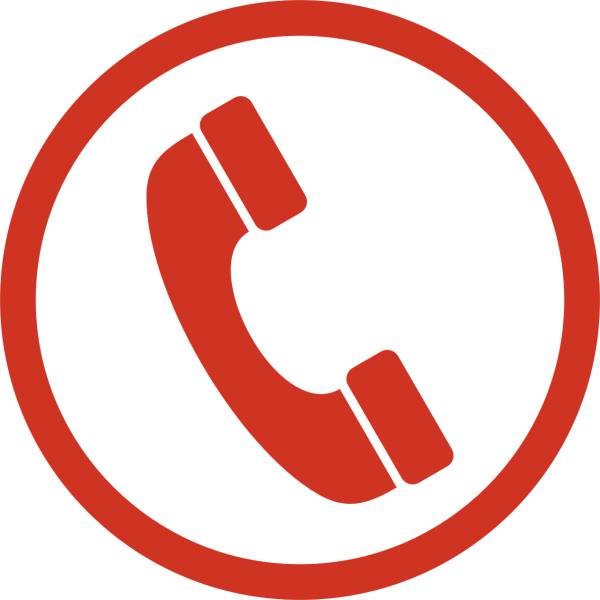 telephone sign symbol icon red  svg vector cut file