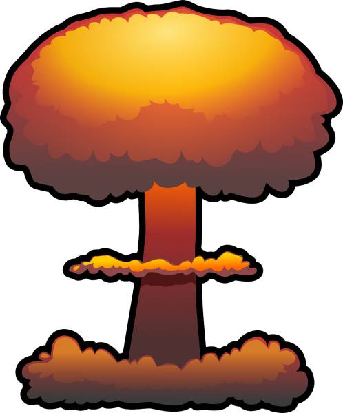 bomb explosion explosive nuclear  svg vector cut file