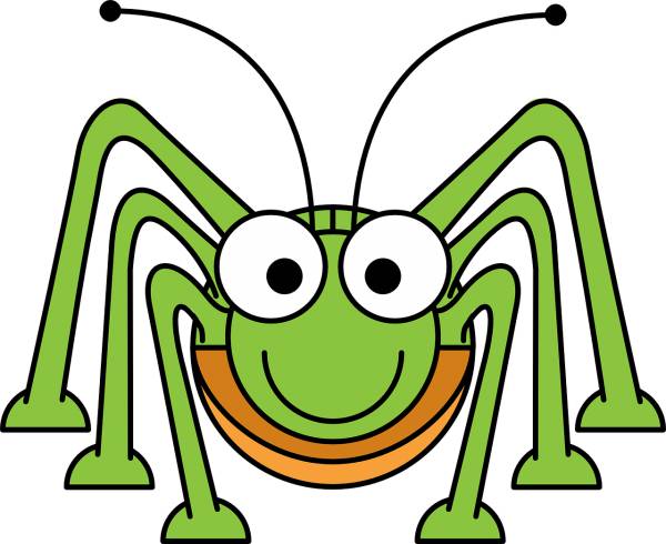 caterpillar bug cricket insect  svg vector cut file