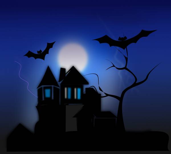 house halloween spooky scary  svg vector cut file