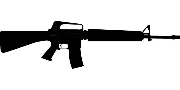 rifle gun weapon telescopic sight  svg vector cut file
