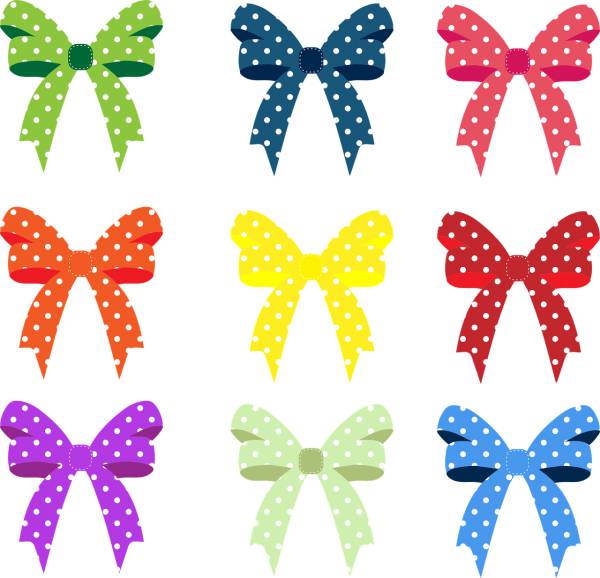 accessories bows colorful fashion  svg vector cut file