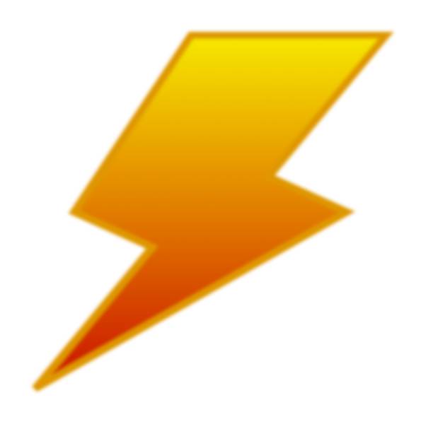 flash icon electricity danger  svg vector cut file