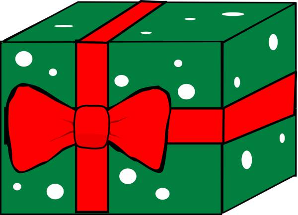 red ribbon gift box christmas bow  svg vector cut file