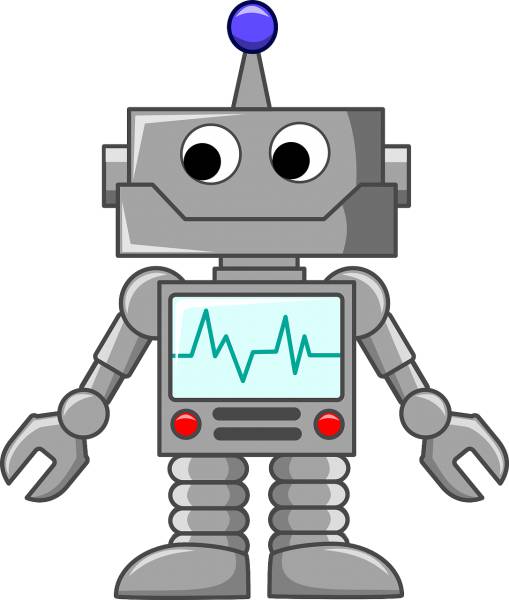 android artificial doodle robot  svg vector cut file