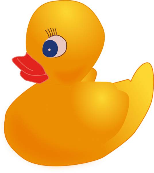 bath duck rubber toy verbs duck  svg vector cut file