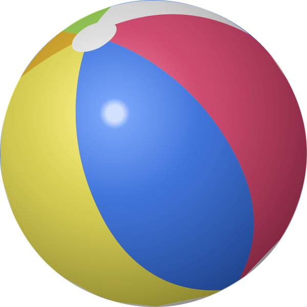 beach ball ball inflatable beach  svg vector cut file
