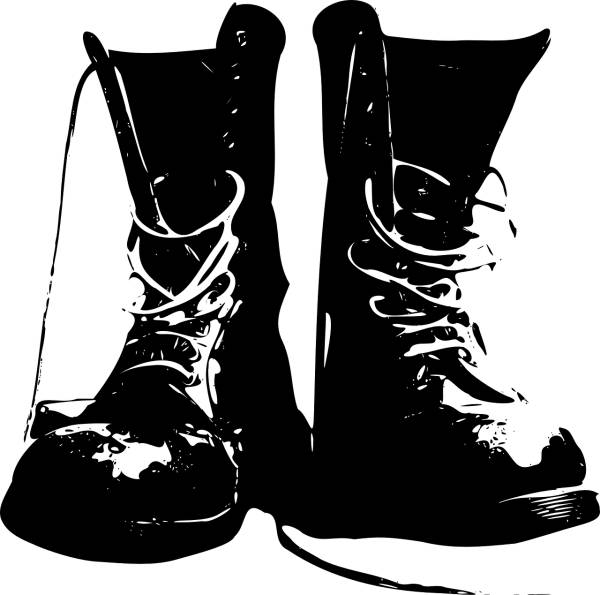boots black fashion accessories  svg vector cut file