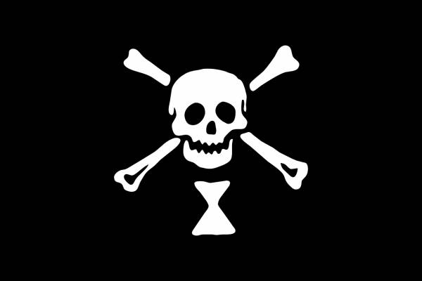 flag pirate jolly roger  svg vector cut file