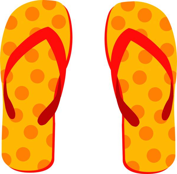 flip flops bathing shoes beach shoes  svg vector cut file