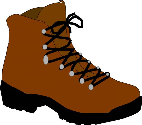hiking boot shoes winter work  svg vector cut file