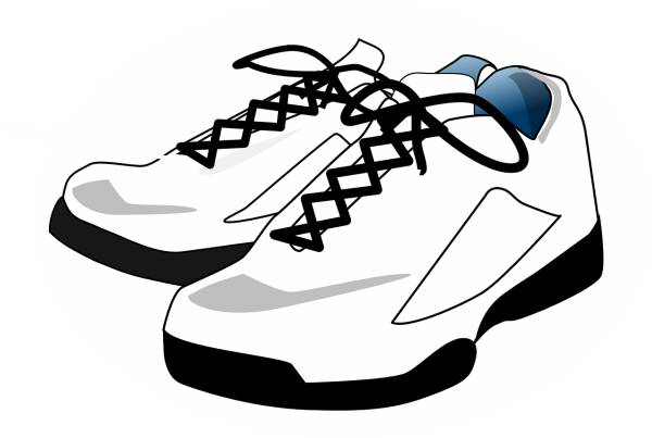 sneakers shoes white tennis shoes  svg vector cut file