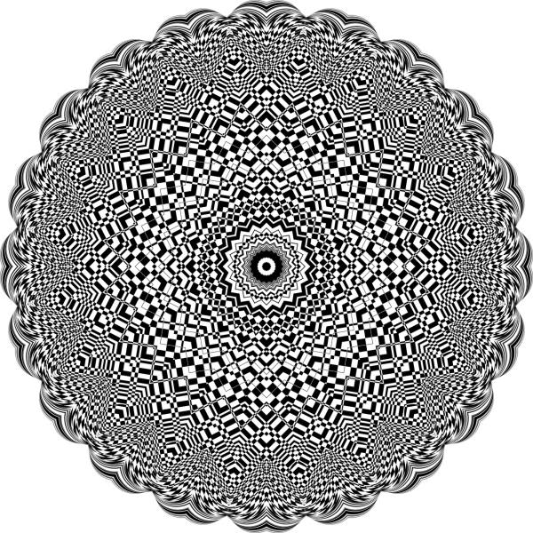 abstract art black geometric  svg vector cut file