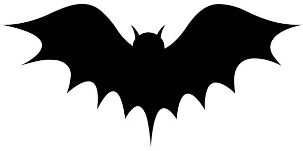 animal bat flying halloween mammal  svg vector cut file