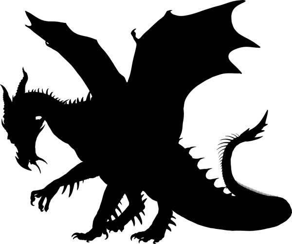 animal beast creature dragon drake  svg vector cut file