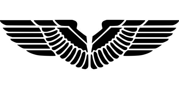 animal bird eagle emblem feathers  svg vector cut file