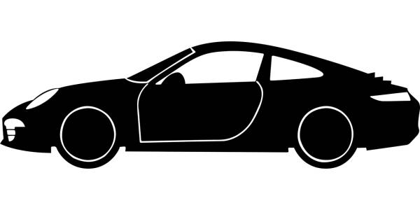 automobile car drive porsche  svg vector cut file