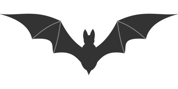 bat icon symbol black silhouette  svg vector cut file