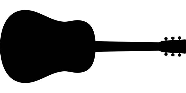 classic guitar hear instrument  svg vector cut file