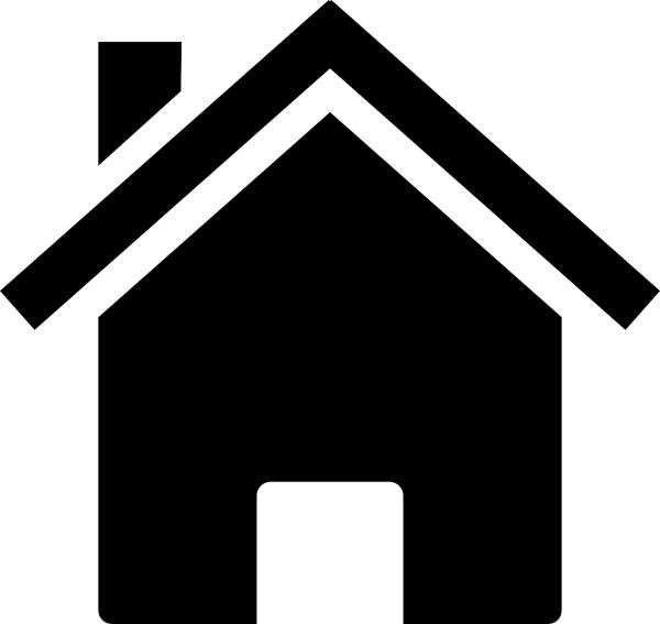 home house icon silhouette  svg vector cut file