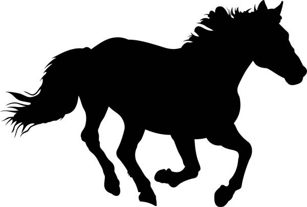 horse nature animal freedom  svg vector cut file