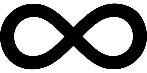 infinity infinite repeating loop  svg vector cut file