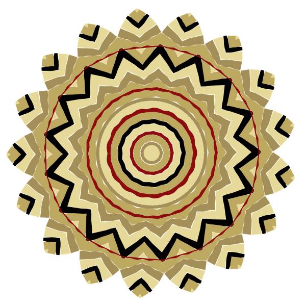 mandala art ornament pattern  svg vector cut file