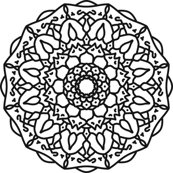 mandala design ornament pattern  svg vector cut file