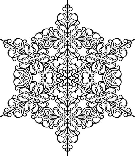 mandala flourish line art floral  svg vector cut file