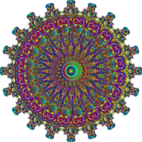 mandala geometric decorative  svg vector cut file