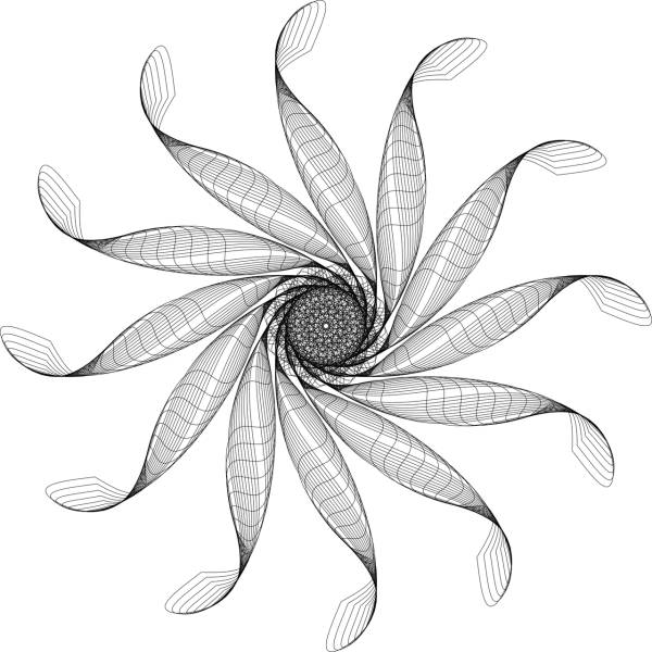 mandala geometric ornamental decor  svg vector cut file