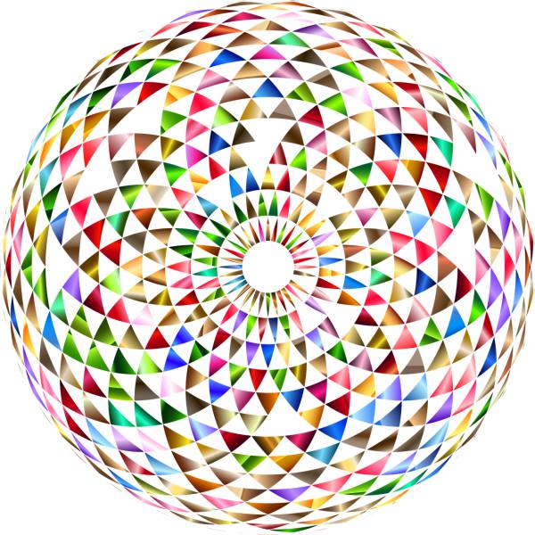 mandala toroid geometric hypnotic  svg vector cut file