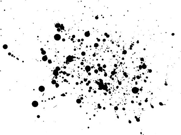 paint splatter splash ink drop  svg vector cut file
