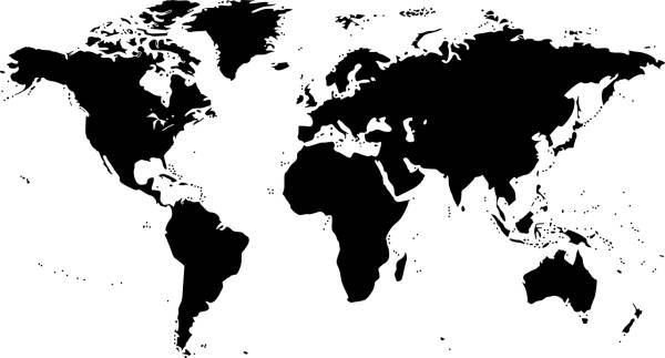 world map map world black earth  svg vector cut file