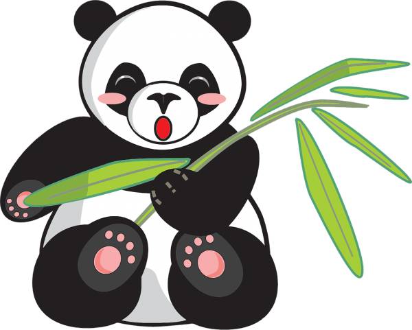 animal asian bamboo cartoon china  svg vector cut file