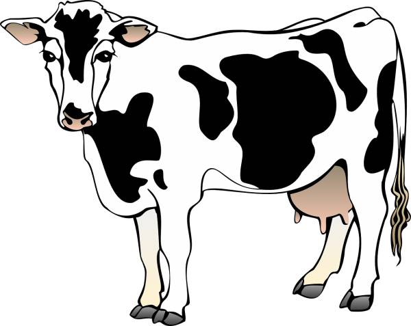 cow barn farm standing animal  svg vector cut file