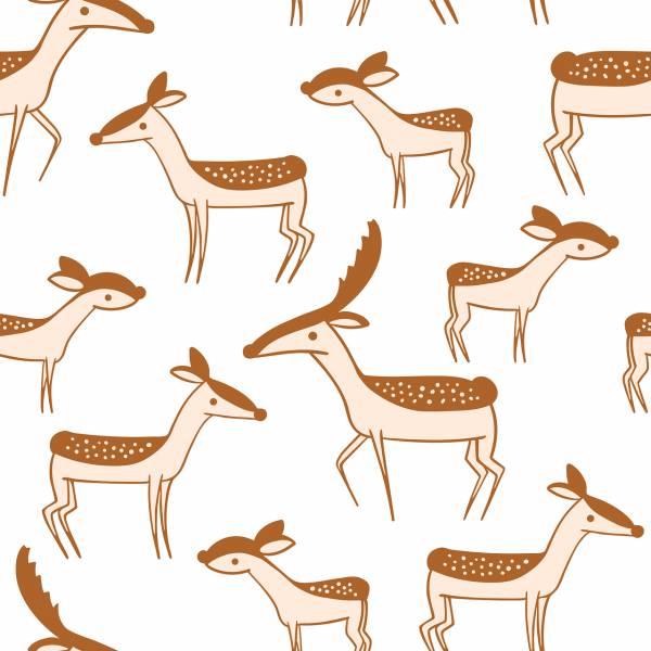 deer pattern design animal  svg vector cut file